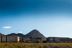 image of the campus from a distance