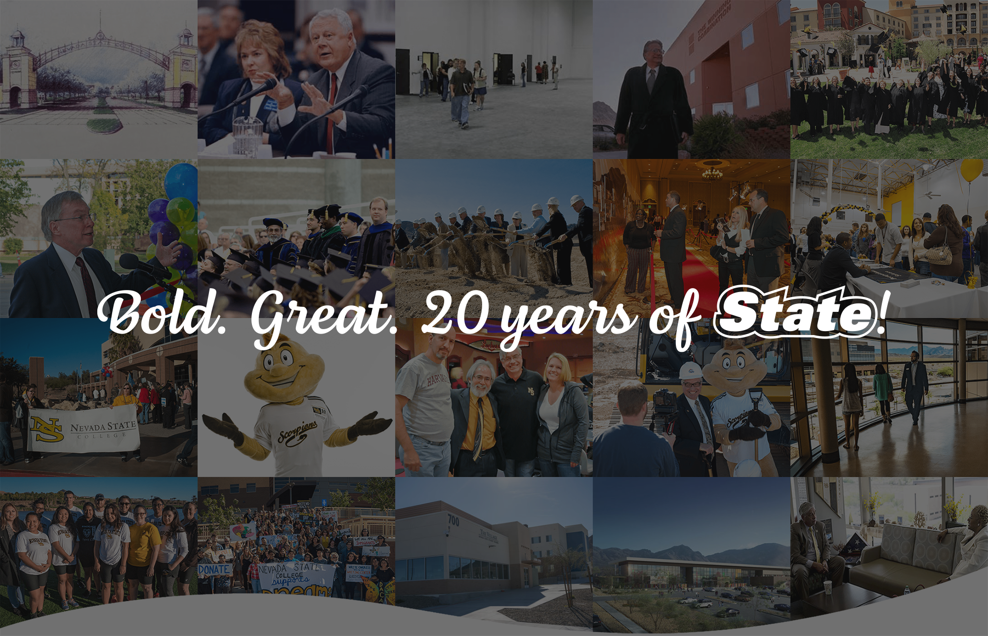 Bold. Great. 20 Years of State Photo-collage