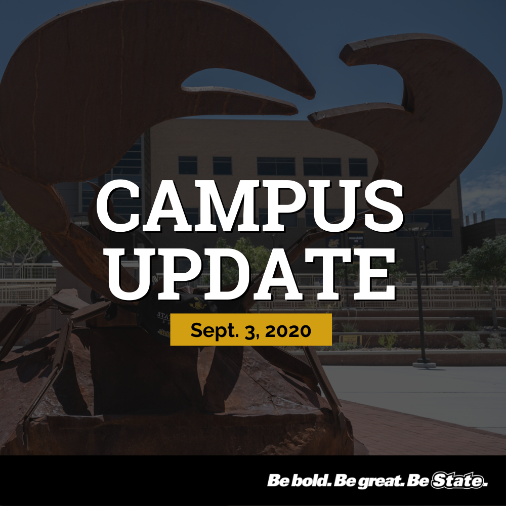 Campus Update Sept. 3, 2020
