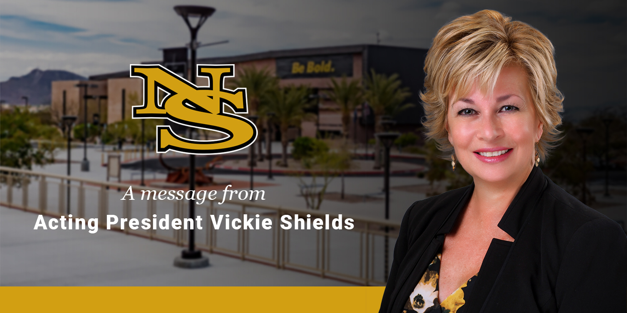 A Message from Acting President Vickie Shields
