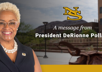 Weekly Update from President DeRionne Pollard (9/7/21)