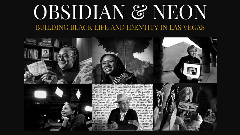 Obsidian & Neon Building Black Life and Identity in Las Vegas with photo-collage
