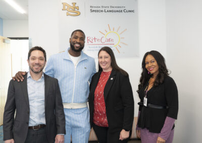NBA Veteran & Change & Impact Founder,  Michael Kidd-Gilchrist Visited Nevada State University on Stuttering Advocacy Tour