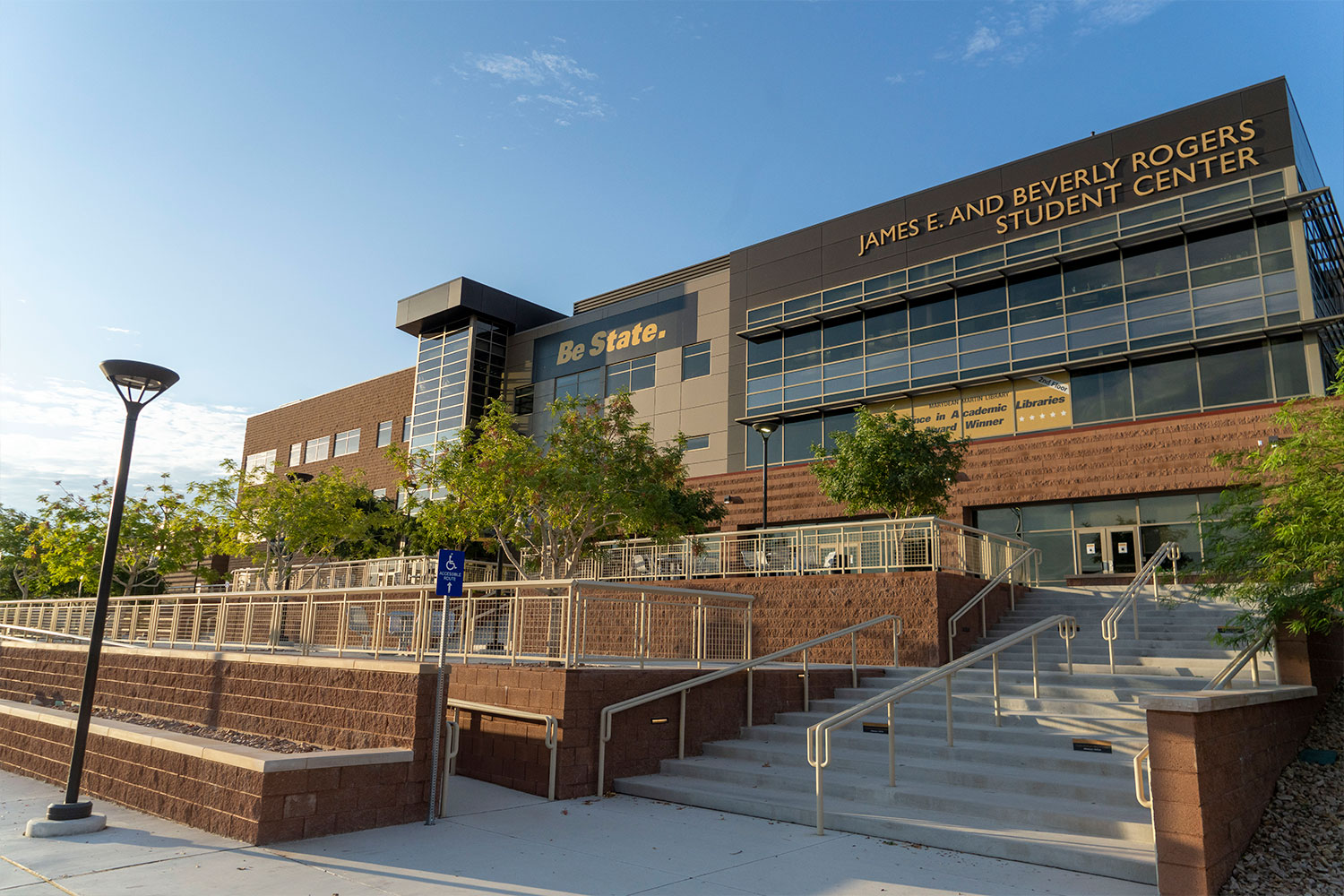 Exterior of Cristenson Education Building