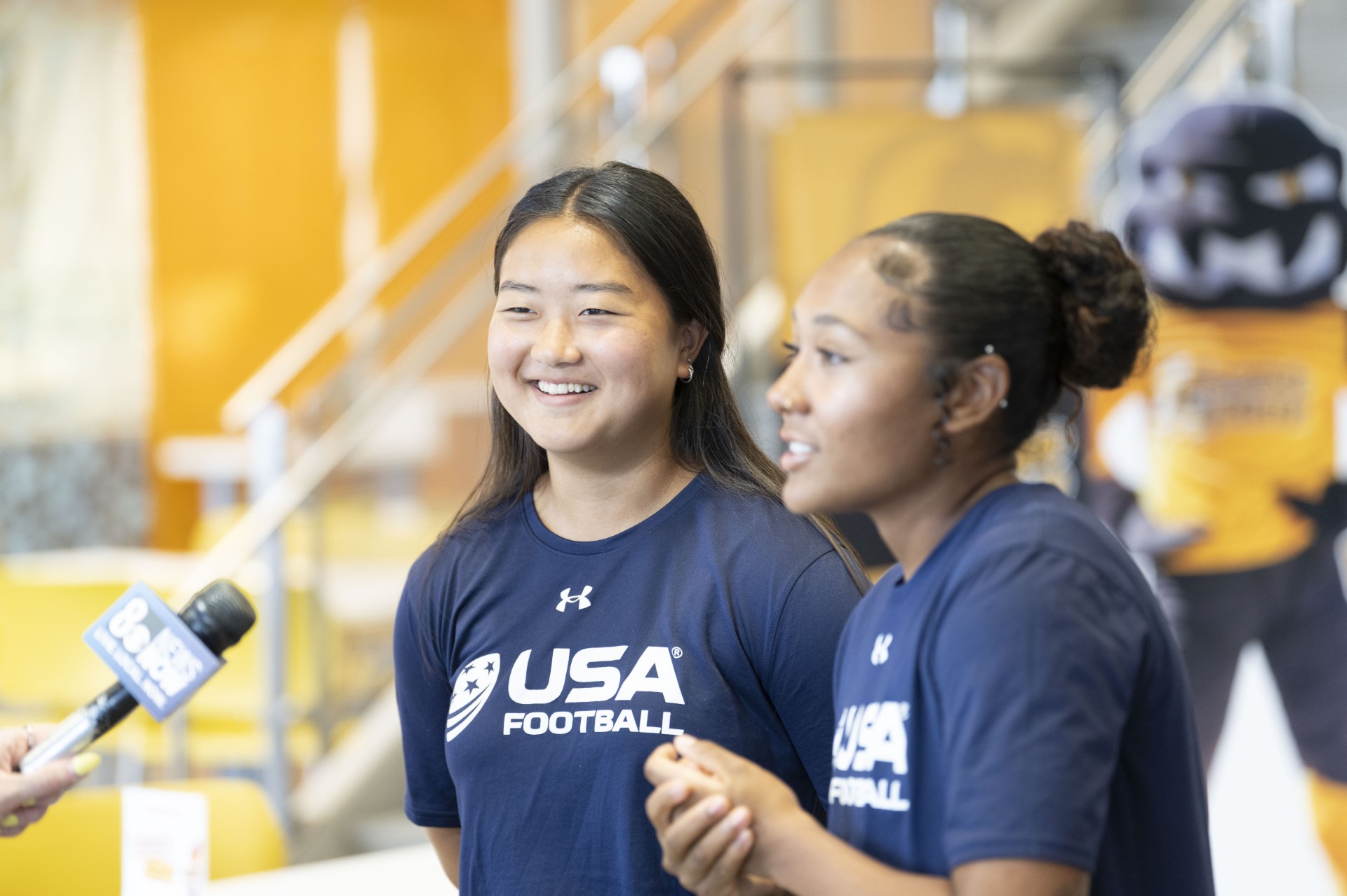 Akemi went on to quarterback the U.S. women’s team to a silver medal at the World Championship at just 17. Akemi went on to quarterback the U.S. women’s team to a silver medal at the World Championship at just 17.